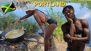 Cooking 100 Jamaican Pumpkin Coconut Dumplings In Portland Ft Colazsmithtv [upl. by Atinreb]