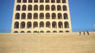 Palazzo della Civiltà Italiana Colosseo Quadrato Square Colosseum [upl. by Yumuk760]