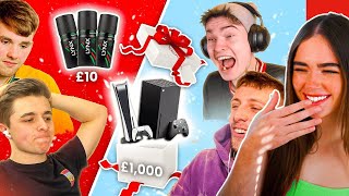 Rose Reacts to £10 vs £1000 Christmas Present Roulette [upl. by Haman6]