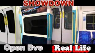 Openbve Jubilee Line Route Comparison Bond Street To Baker Street 2 [upl. by Anoif]