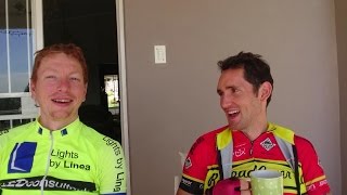 Chatting about the 947 cycle challenge with previous winner Willie Smit [upl. by Argella]