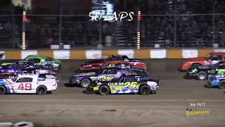 50 lap DIRT Thunderstock racing July 2417 Ohsweken Speedway [upl. by Tompkins]