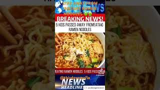 STAY AWAY FROM INSTANT RAMEN NOODLES 🤢🤮‼️MASS INSTANT RAMEN RECALL❗️ ramen ramennoodles [upl. by Riebling]