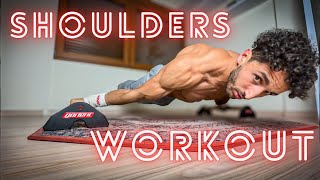 SHOULDERS workout 🔥 PRO Calisthenics athlete [upl. by Adnilrev]