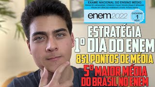 Minha ESTRATÉGIA DE PROVA para o 1º DIA DO ENEM [upl. by Gass]