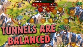 Tunnels are Totally Balanced  Pachacuti 8  Civilization VI Gathering Storm [upl. by Andee]