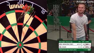 Richard Veenstra vs Justin van Wijhe Last 512 Dutch Open 2022 [upl. by Eleets]