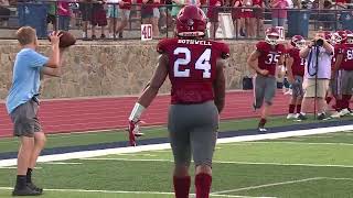 Alabama high school football highlights Oneontas Fluff Bothwell muscles his way into the endzone [upl. by Nali]