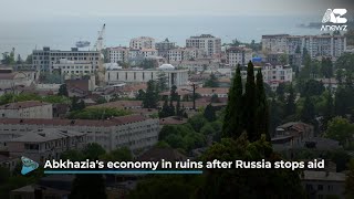 Abkhazias economy in ruins after Russia stops aid [upl. by Atiugal]