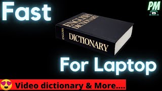 FASTEST amp Best dictionary for PC  Download Any language dictionaries for Windows Computer  Laptop [upl. by Trah210]