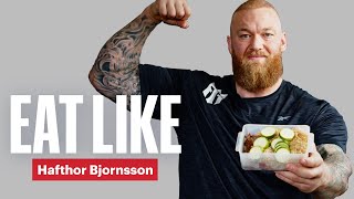 How Hafthor Bjornsson’s Diet Has Changed From Strongman To Boxer  Eat Like  Mens Health [upl. by Divadnhoj141]