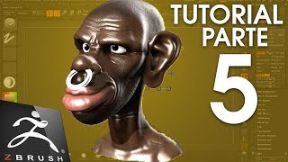 TUTORIAL BÁSICO DE ZBRUSH EN ESPAÑOL PARTE 5 Luces render y composición en Photoshop [upl. by Haduhey]