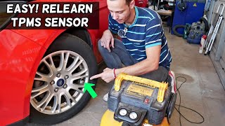 HOW TO RELEARN TPMS ON FORD [upl. by Dippold792]