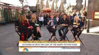 Rupert Grint Evanna Lynch amp Jason Isaac on The Today Show at the WWoHP [upl. by Judy]