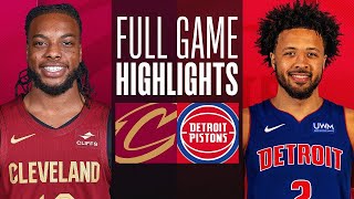 Detroit Pistons vs Cleveland Cavaliers Full Game Highlights  Mar 1  NBA Regular Season 2024 [upl. by Notelrahc]