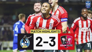 HIGHLIGHTS Bristol Rovers 2 Exeter City 3 291024 Bristol Street Motors Trophy [upl. by Alyekahs]