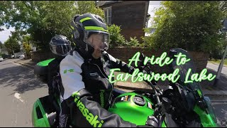 FatherSon Adventure Kawasaki Versys 1000 Ride to Earlswood Lake 🌞🏍️ [upl. by Wahkuna]