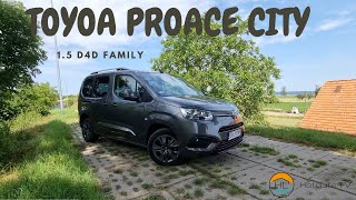 TOYOTA PROACE CITY VERSO 15 D4D 130 KM FAMILY [upl. by Earleen]