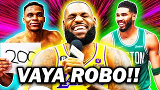 ROBO ENORME DE LAKERS CELTICS ACABA CON CAVALIERS Y PELIGRO EN SIXERS [upl. by Claudy]