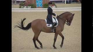 London 2012 Dressage V 2 Piaffe and Passage [upl. by Siletotsira]