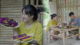 Ly Thi Binh is 7 Months Pregnant Make Lam Rice  Take Care of Duong from Simple Daily Meals [upl. by Breskin]