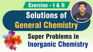 PMS solutions of general chemistry Exercise I amp I super problems inorganic chemistry [upl. by Hu]