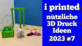 I printed  nützliche 3D Druck Ideen 💡 zum selber Drucken 2023 7  3D Drucker [upl. by Elpmid]