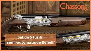 Un set de 5 fusils semiautomatique de chez Benelli proposé à 1 million deuros [upl. by Kahl336]