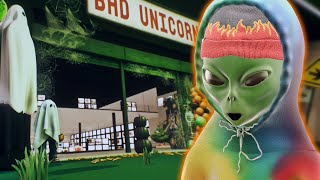 Halloween at Bad Unicorn Metaverse exploring 2024 [upl. by Bernelle549]