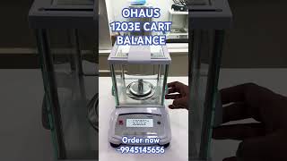 OHAUS PHX1203E 240gm carat balance 00001 Order 9945145656jewelleryjewellery [upl. by Noyad]