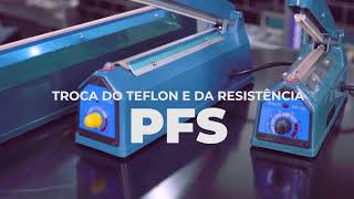 Como trocar o TEFLON e a RESISTÊNCIA da Seladora Manual PFS da Cetro [upl. by Kowatch708]