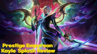 Prestige Empyrean Kayle Skin Splash Art Review [upl. by Ahsenauq355]