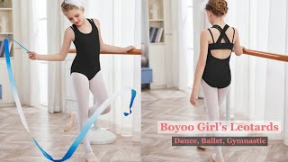 Boyoo Girls Gymnastics Ballet Dance Leotard  100k Bonuses in Description [upl. by Nytram768]