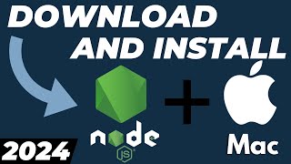 How to Download and Install Node JS on Mac OS 2024 Tutorial [upl. by Aisor]