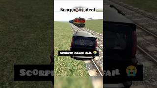 Scorpio accident in indian bike driving 3d shorts gta gaming viralvideo [upl. by Assirac]