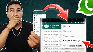 Como RECUPERAR conversaciones BORRADAS de WhatsApp 2024 Tutorial para recuperar Chats ELIMINADOS 😱 [upl. by Walcoff]