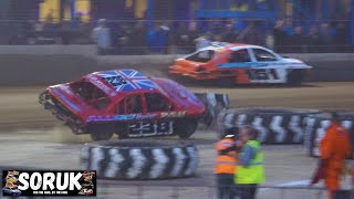 2L Saloon Stock Cars  European Championship Qualifying Kings Lynn  3824 [upl. by Gagnon]