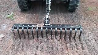 Impact Implements Landscape Rake [upl. by Shaefer]