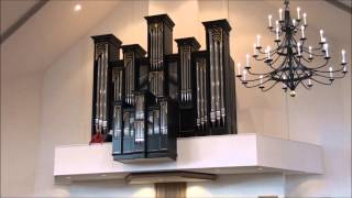 Arend Booi op het orgel in de hersteld hervormde kerk Genemuiden [upl. by Nakhsa]