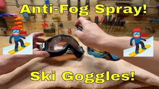 How to Prevent Your Ski or Snowboard Goggles From Fogging Up ZClear AntiFog Spray Review [upl. by Andras]