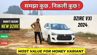 New Maruti Suzuki Dzire vxi 2024  Dzire vxi cng  New Dzire  Most Value Fore Money variant [upl. by Mariande979]