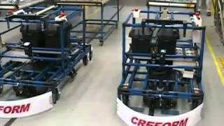 Automated Guided Vehicles AGC AGV Systems by Creform Corporation [upl. by Icul]