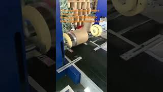 cylinder box tube wrapping machine [upl. by Anzovin]