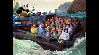 Motiongate Dubai  Kung Fu Panda Ride  Dubai Park amp Resorts  Victoria Shiraz  VJ Vlog [upl. by Aneehsor503]