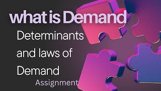 What is Demand determinants and Laws of DemandBusiness EconomicsBBA first semester assignment [upl. by Waterman]