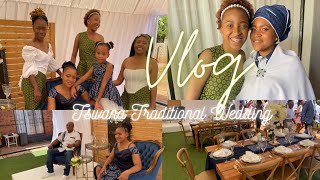 VLOG  Tswana Traditional Wedding traditionalwedding [upl. by Ahsiaa]