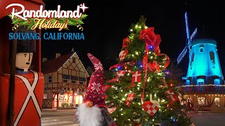 Solvang at Christmas Julfest begins in Californias Fantasyland [upl. by Nedyrb]