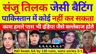 Pak media crying on IND wins series 31  Ind Vs SA 4th T20 Highlights  Pak Reacts [upl. by Lerak341]