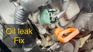 Front VTEC Solenoid Leak Fix gasket replacement on RL5 4th generation Honda Odyssey 2011  2017 [upl. by Sufur25]