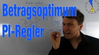 Betragsoptimum Einstellregeln PI Regler mit einer Zeitkonstante Regelungstechnik [upl. by Tyrus]